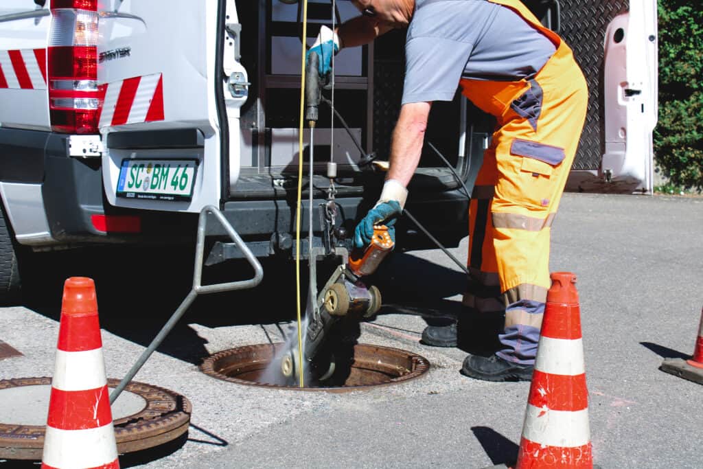 Kanaltechnik Meyer bei der Arbeit